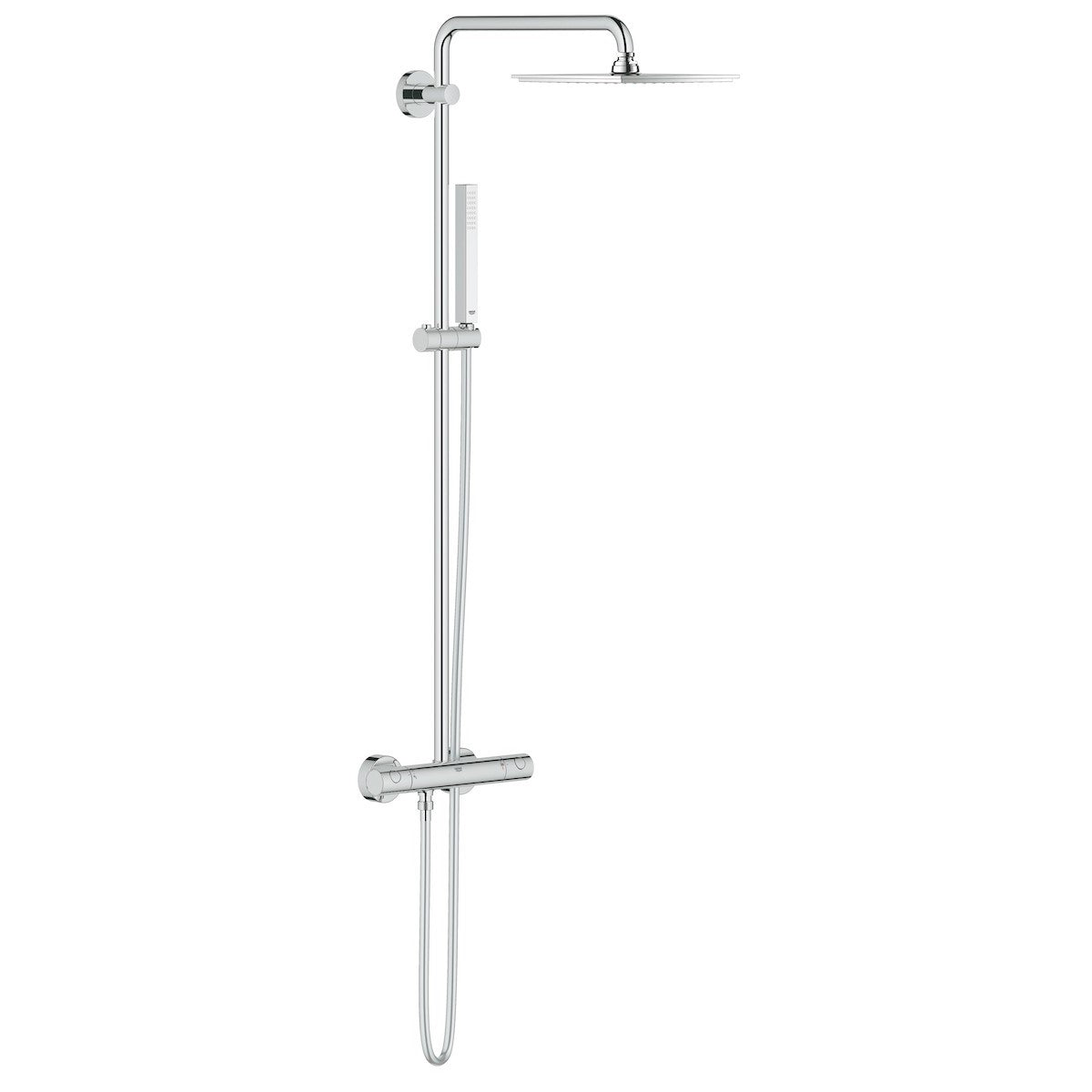 Tuš sistemi 26187000 Grohe Euphoria Cube XXL 230 termostatska armatura s tuš setom | KOPALNICA-ONLINE.SI