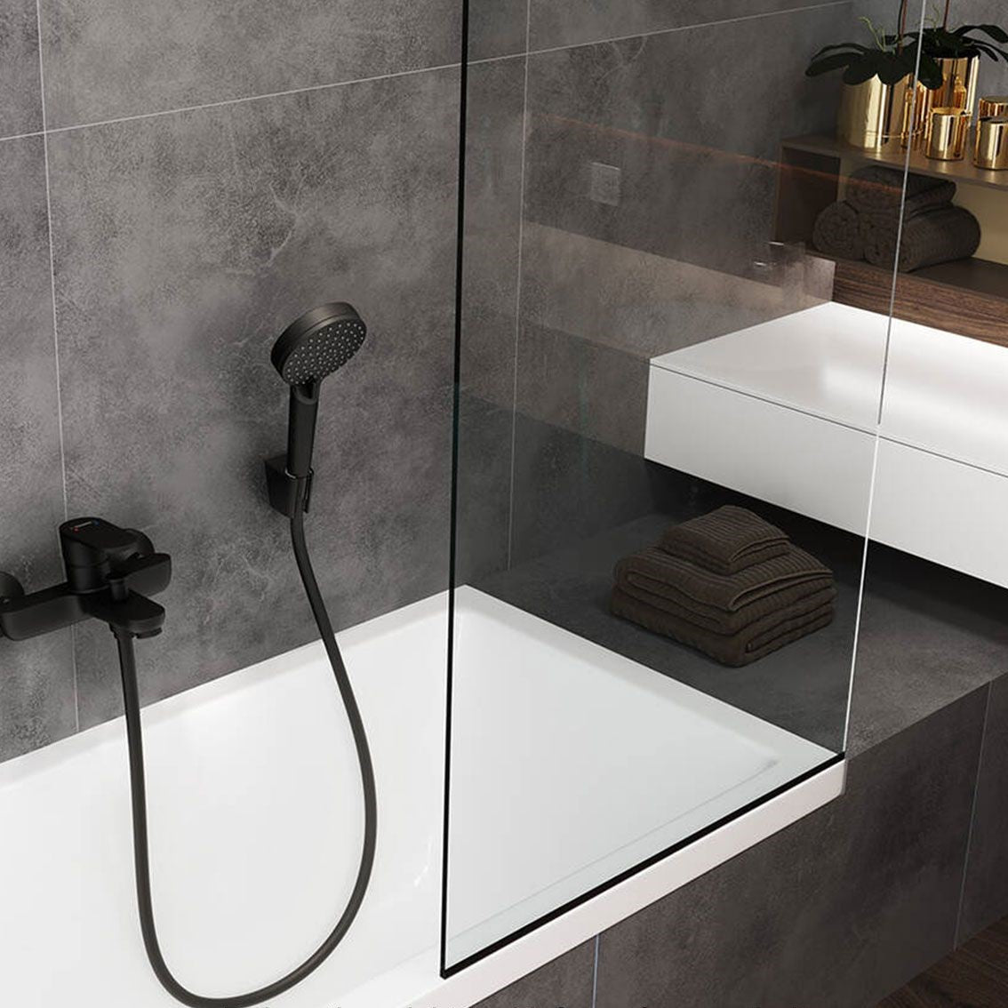 Prhe 26270670 Hansgrohe Vernis Blend 100 Vario tuš ročka 2 funkciji | KOPALNICA-ONLINE.SI