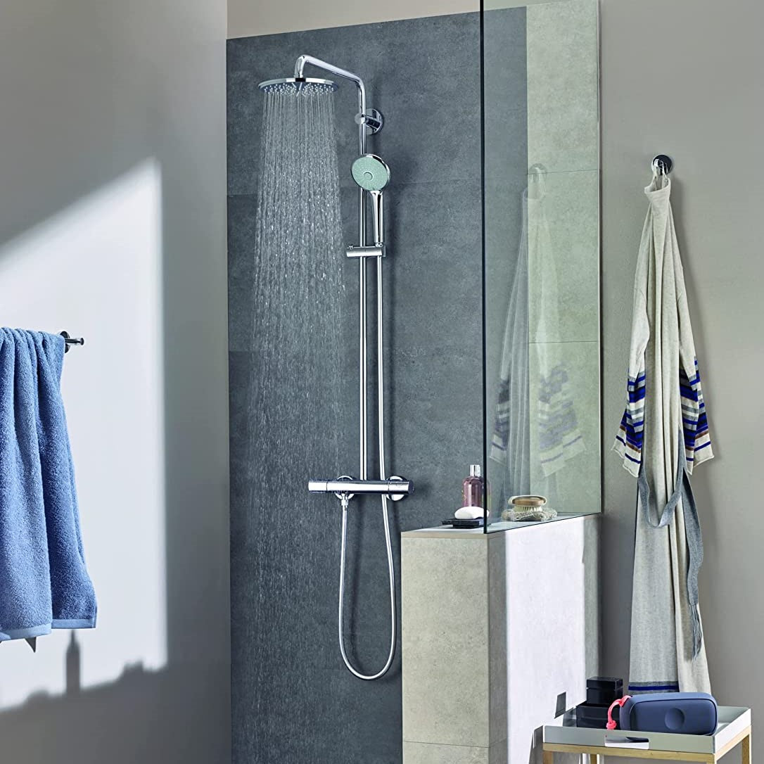 Tuš sistemi 26383000 Grohe Euphoria 210 termostatska armatura s tuš setom | KOPALNICA-ONLINE.SI