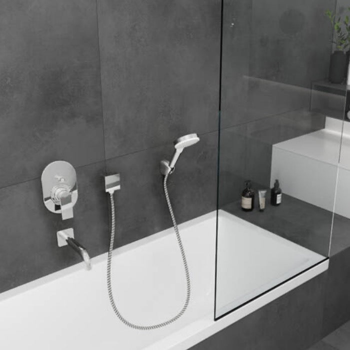 Kopalniški dodatki 26455000 Hansgrohe FixFit priključek za tuš cev | KOPALNICA-ONLINE.SI