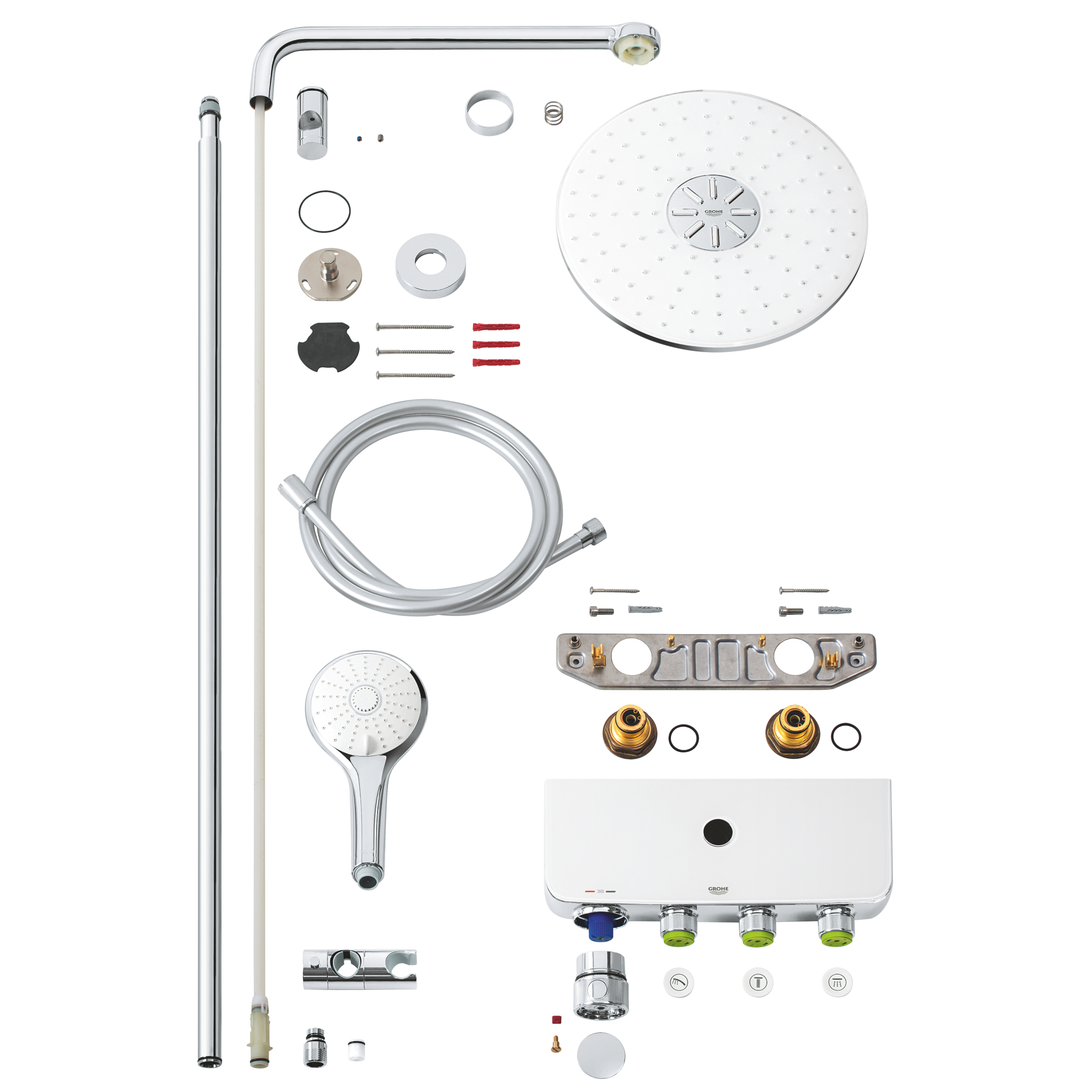 Tuš sistemi 26507LS0 Grohe Euphoria SmartControl 310 Duo termostatska armatura s tuš setom | KOPALNICA-ONLINE.SI