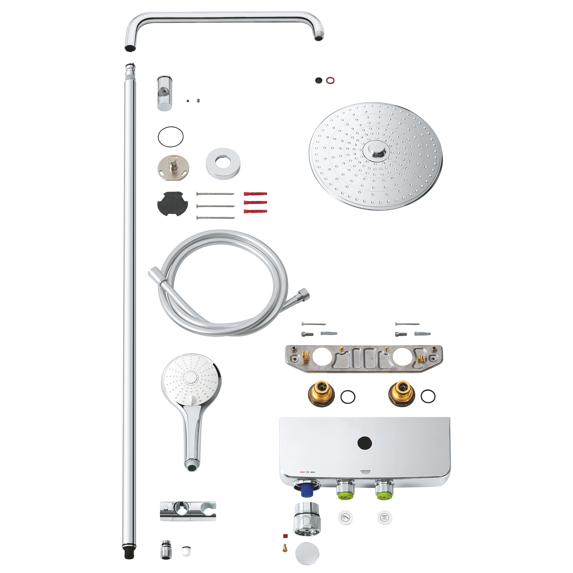 Tuš sistemi 26509000 Grohe Euphoria SmartControl 260 Mono termostatska armatura s tuš setom | KOPALNICA-ONLINE.SI