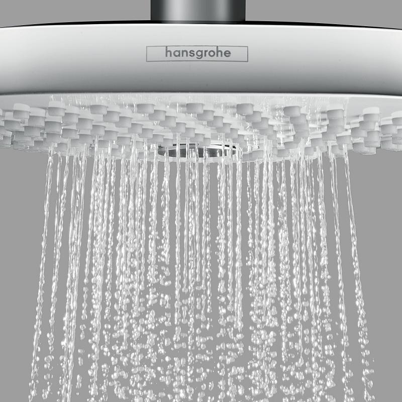 Prhe 26524400 Hansgrohe Croma Select E 187 2jet nadglavna prha | KOPALNICA-ONLINE.SI
