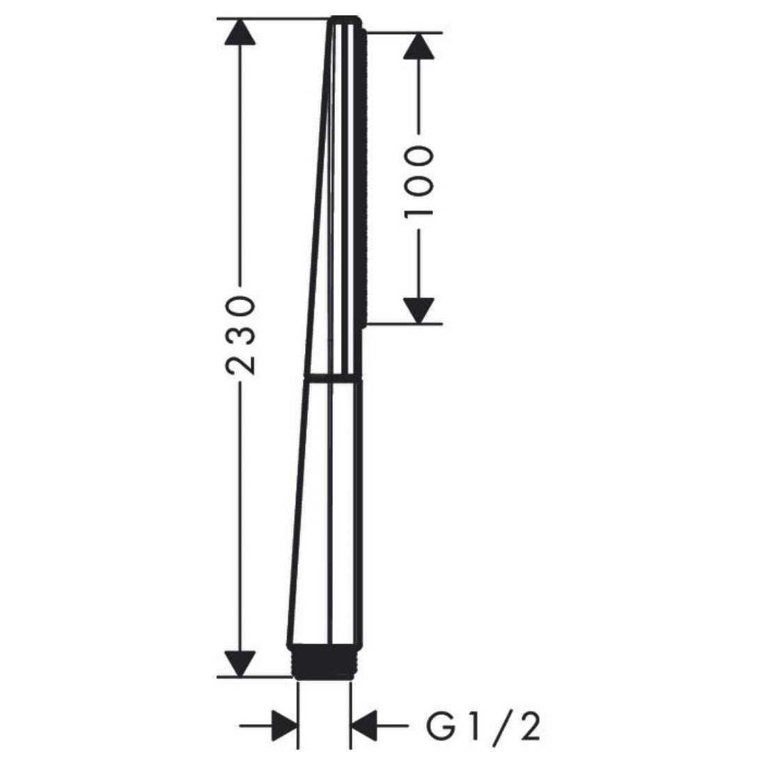 Prhe 26866700 Hansgrohe Rainfinity tuš ročka 1 funkcija | KOPALNICA-ONLINE.SI