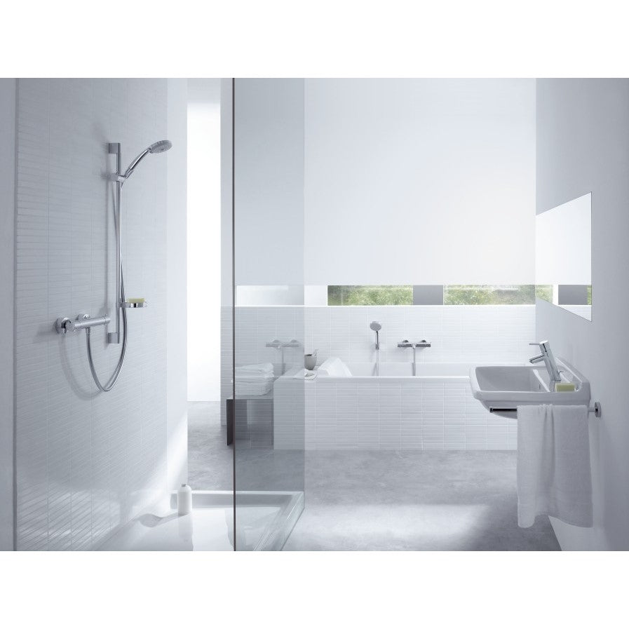 Tuš sistemi 27085000 Hansgrohe Croma 100 Multi / Ecostat 1001 SL Combi stenska termostatska armatura s tuš setom | KOPALNICA-ONLINE.SI
