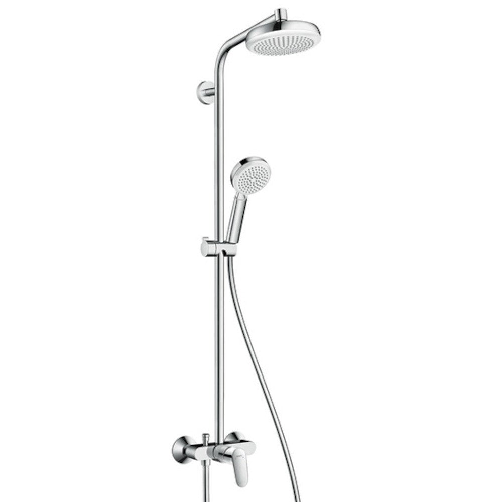 Tuš sistemi 27266400 Hansgrohe Crometta 160 1jet armatura za tuš s tuš setom | KOPALNICA-ONLINE.SI