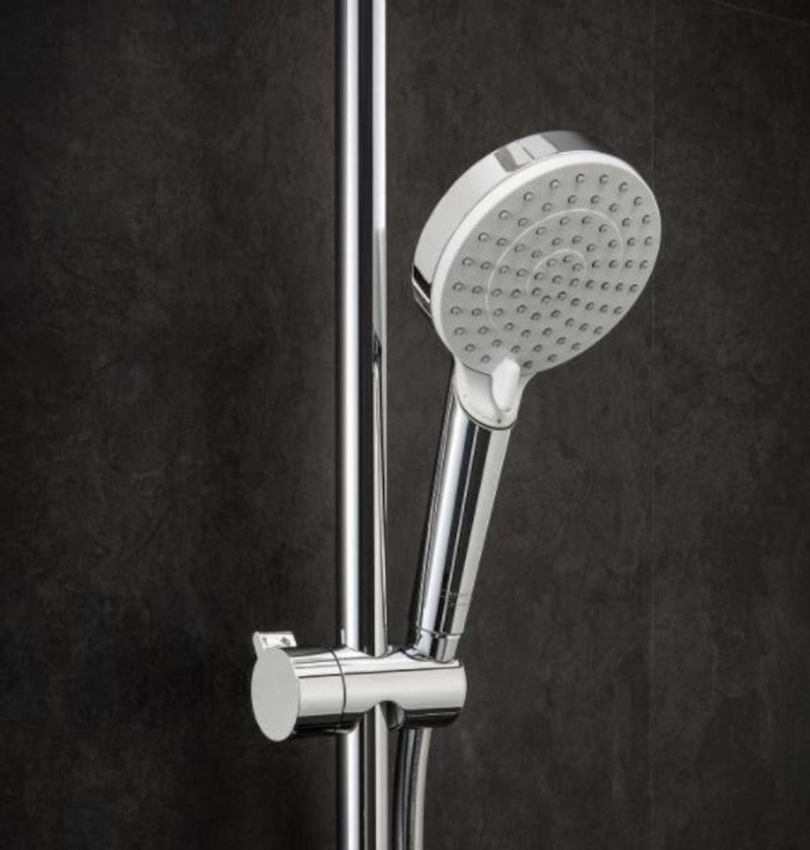 Tuš sistemi 27271000 Hansgrohe Crometta E 240 1jet stenska termostatska armatura s tuš setom | KOPALNICA-ONLINE.SI