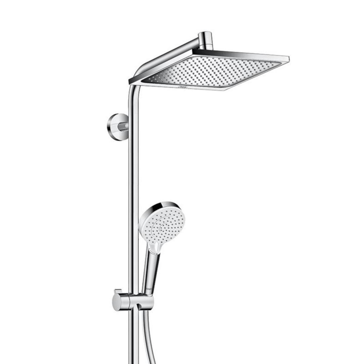 Tuš sistemi 27281000 Hansgrohe Crometta E 240 1jet EcoSmart stenska termostatska armatura s tuš setom | KOPALNICA-ONLINE.SI