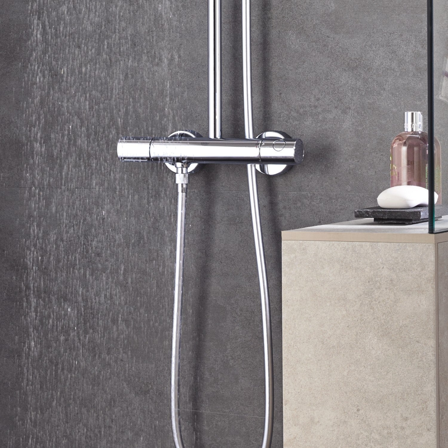 Tuš sistemi 27296001 Grohe Euphoria 180 termostatska armatura s tuš setom | KOPALNICA-ONLINE.SI