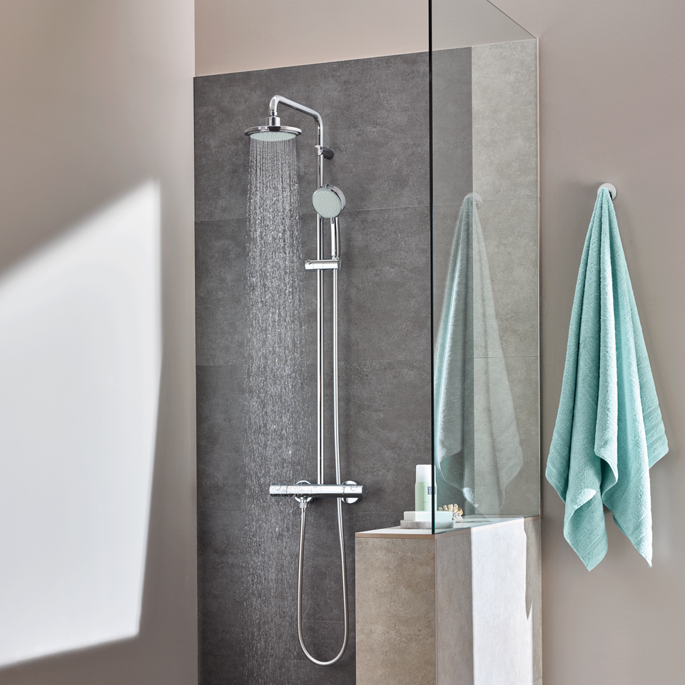 Tuš sistemi 27922000 Grohe New Tempesta Cosmopolitan 160 termostatska armatura s tuš setom | KOPALNICA-ONLINE.SI