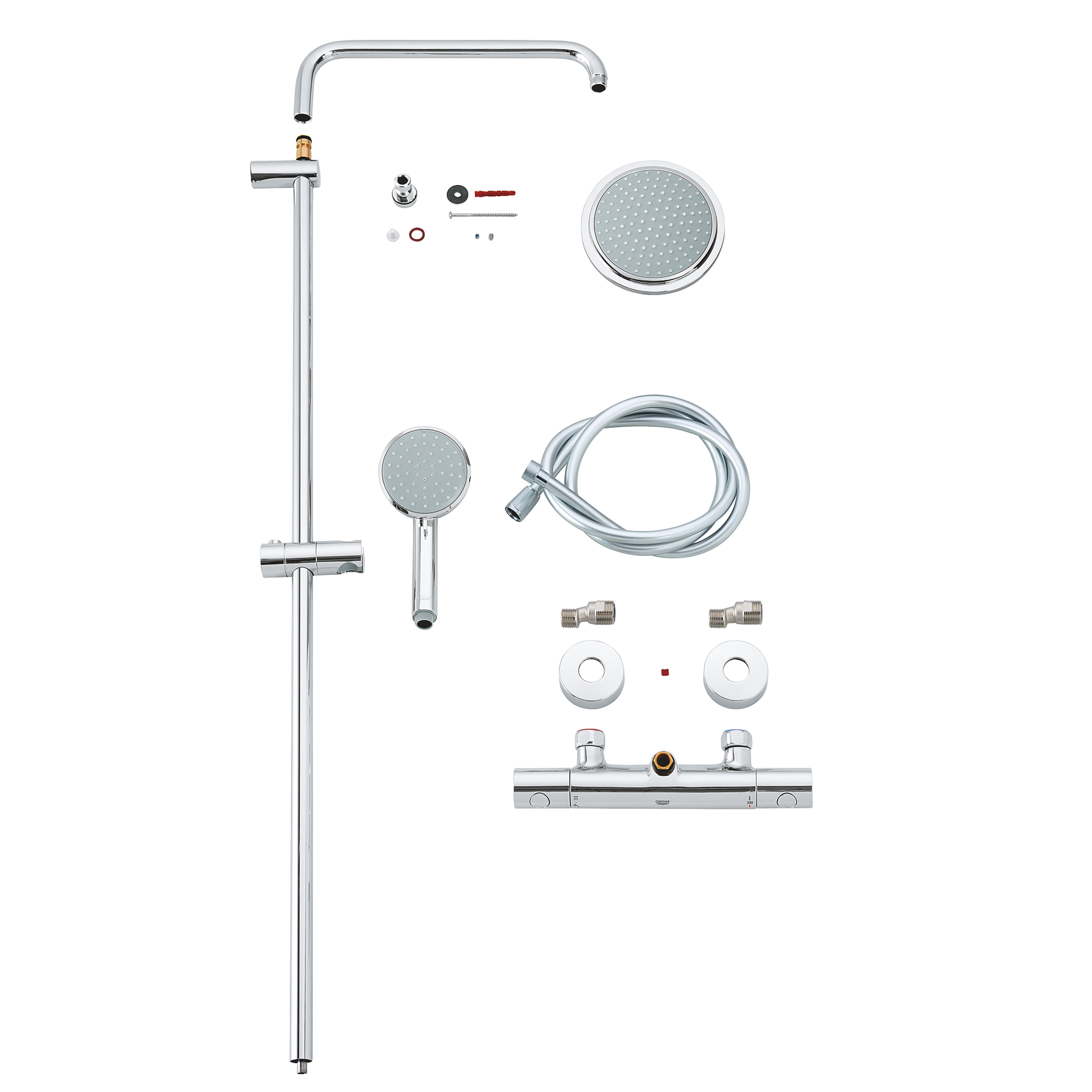Tuš sistemi 27922000 Grohe New Tempesta Cosmopolitan 160 termostatska armatura s tuš setom | KOPALNICA-ONLINE.SI