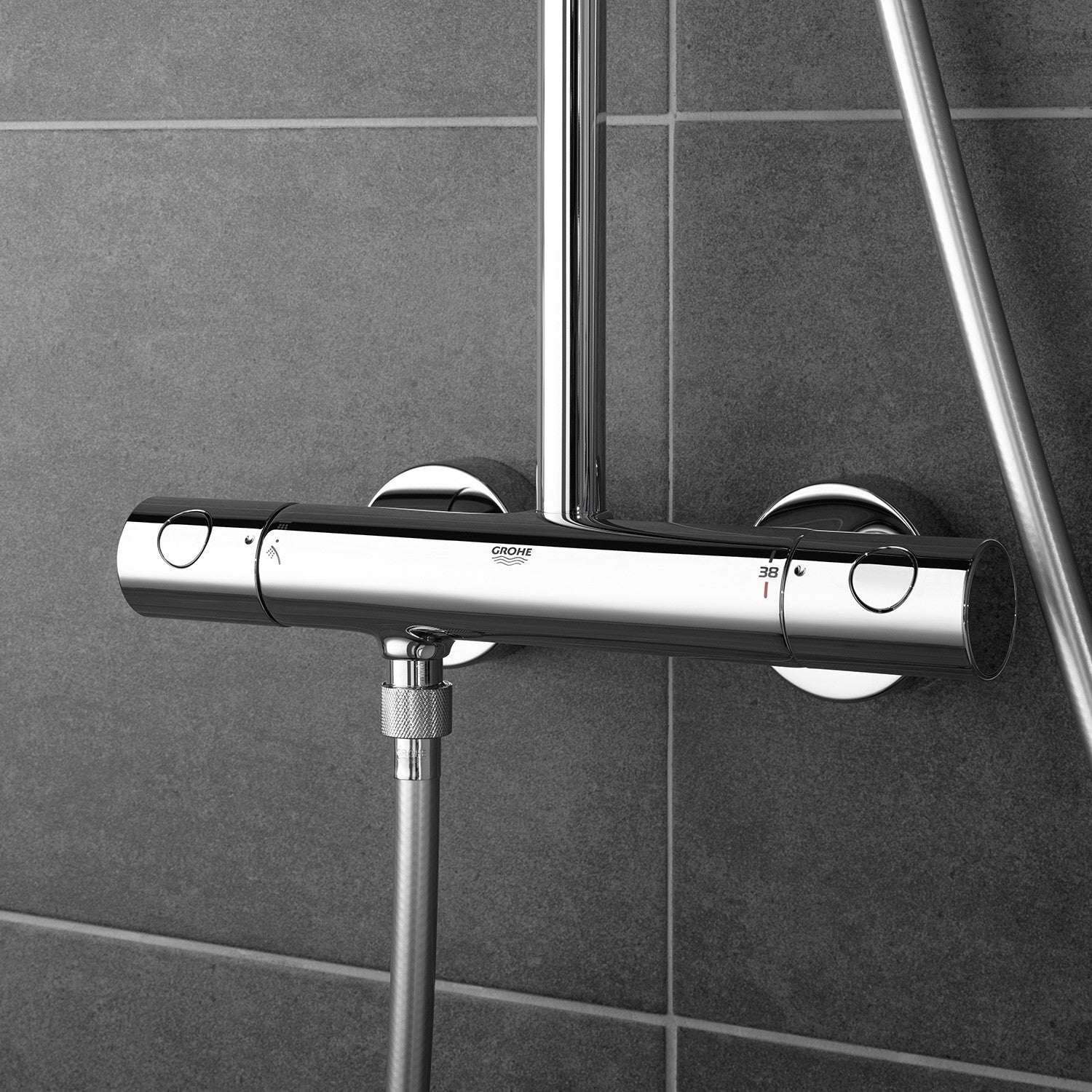 Tuš sistemi 27922001 Grohe New Tempesta Cosmopolitan 210 termostatska armatura s tuš setom | KOPALNICA-ONLINE.SI