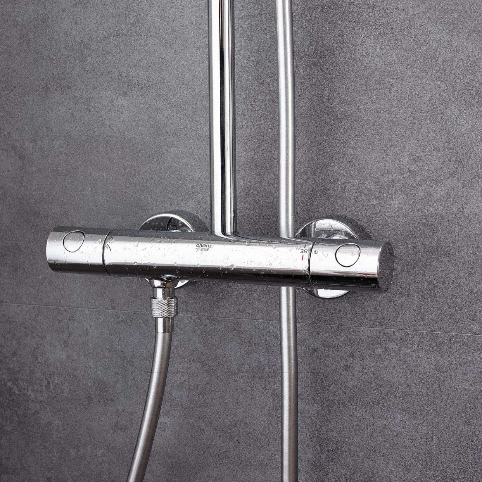 Tuš sistemi 27932000 Grohe Euphoria System 150 termostatska armatura s tuš setom | KOPALNICA-ONLINE.SI