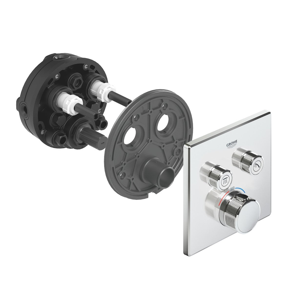 Armature 29124000 Grohe SmartControl termostatska pokrivna plošča | KOPALNICA-ONLINE.SI