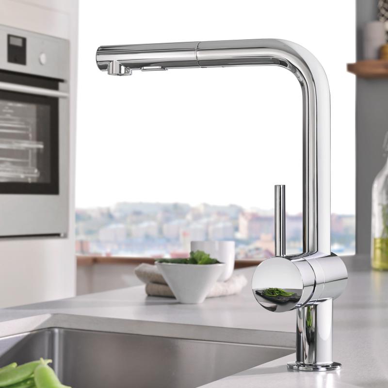 Kuhinjska armatura 30274000 Grohe Minta vrtljiva izvlečna kuhinjska armatura | KOPALNICA-ONLINE.SI
