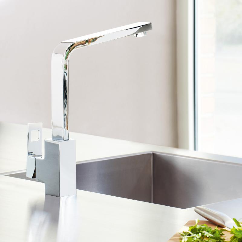 Kuhinjska armatura 31255000 Grohe Eurocube vrtljiva kuhinjska armatura | KOPALNICA-ONLINE.SI