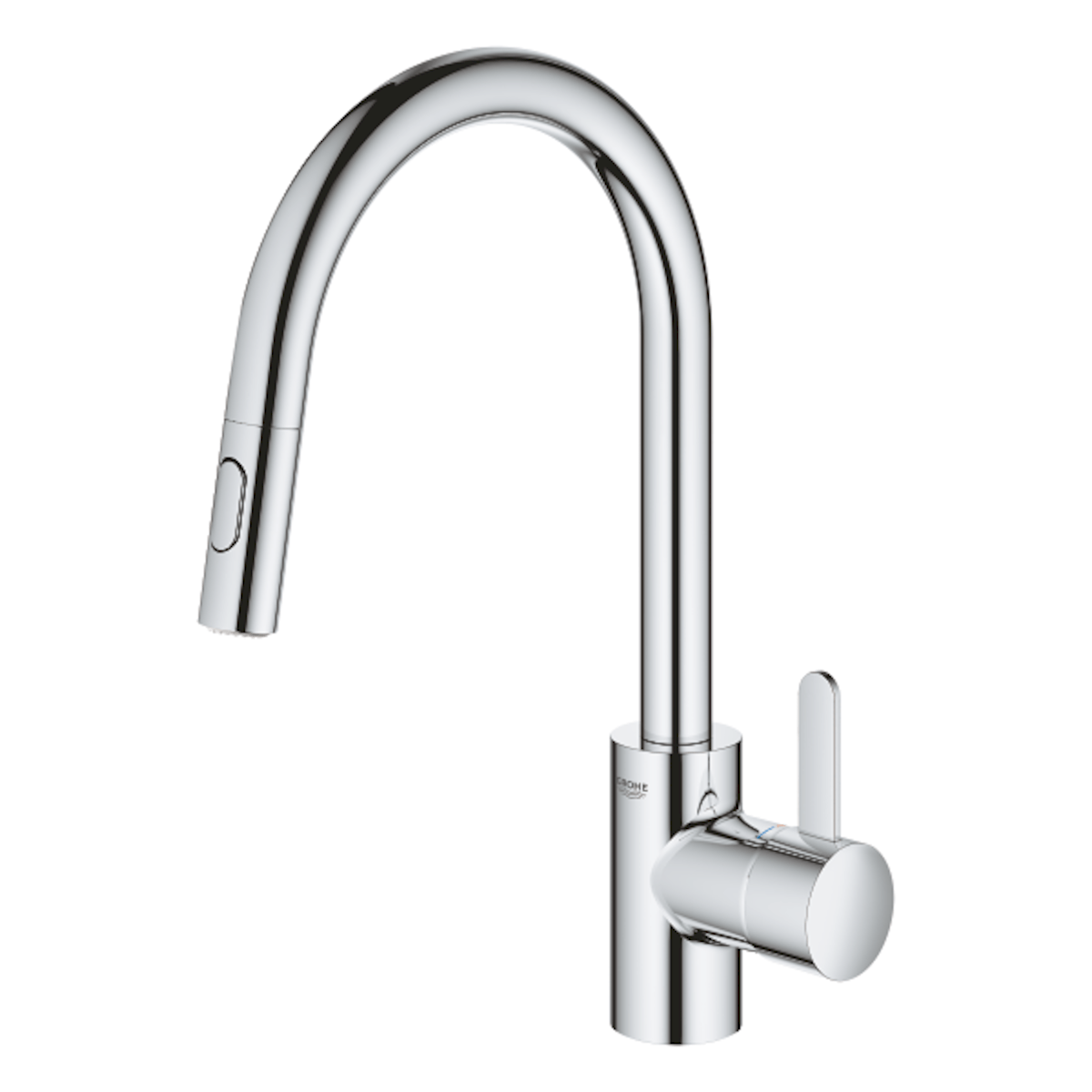 Kuhinjska armatura 31481001 Grohe Eurosmart Cosmopolitan vrtljiva izvlečna kuhinjska armatura | KOPALNICA-ONLINE.SI