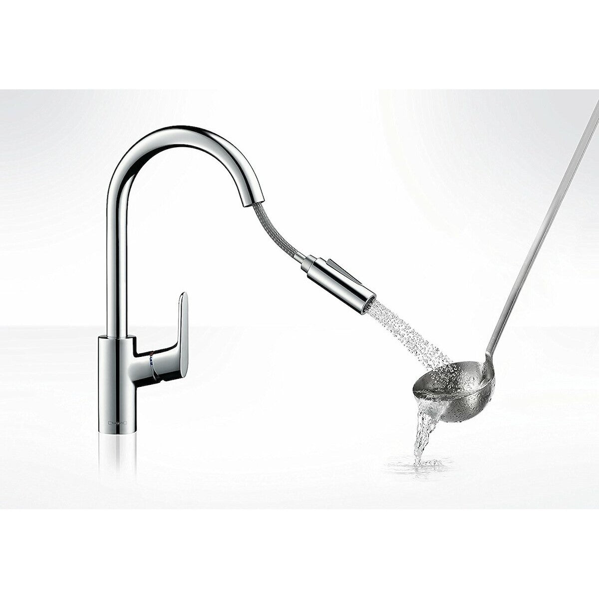 Kuhinjska armatura 31815000 Hansgrohe Focus M41 vrtljiva izvlečna kuhinjska armatura | KOPALNICA-ONLINE.SI