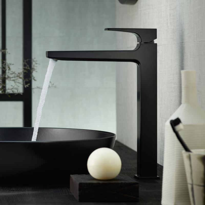 Armature 32512670 Hansgrohe Metropol Click-Clack visoka armatura za umivalnik črna | KOPALNICA-ONLINE.SI