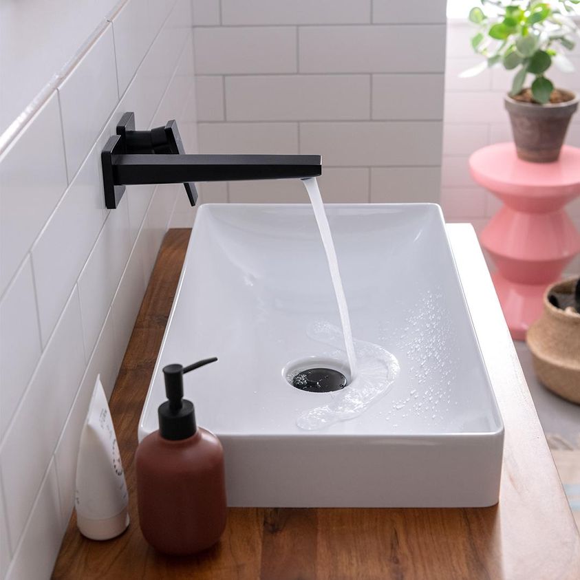 Armature 32526670 Hansgrohe Metropol podometna armatura za umivalnik črna | KOPALNICA-ONLINE.SI