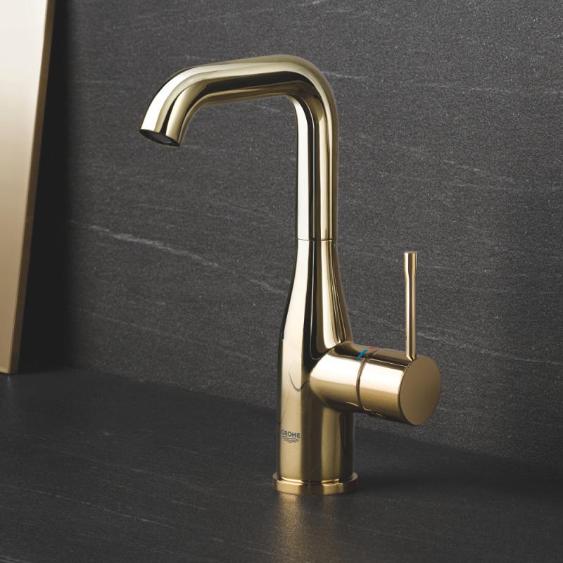 Armature 32628GL1 Grohe Essence New visoka vrtljiva armatura za umivalnik zlata | KOPALNICA-ONLINE.SI