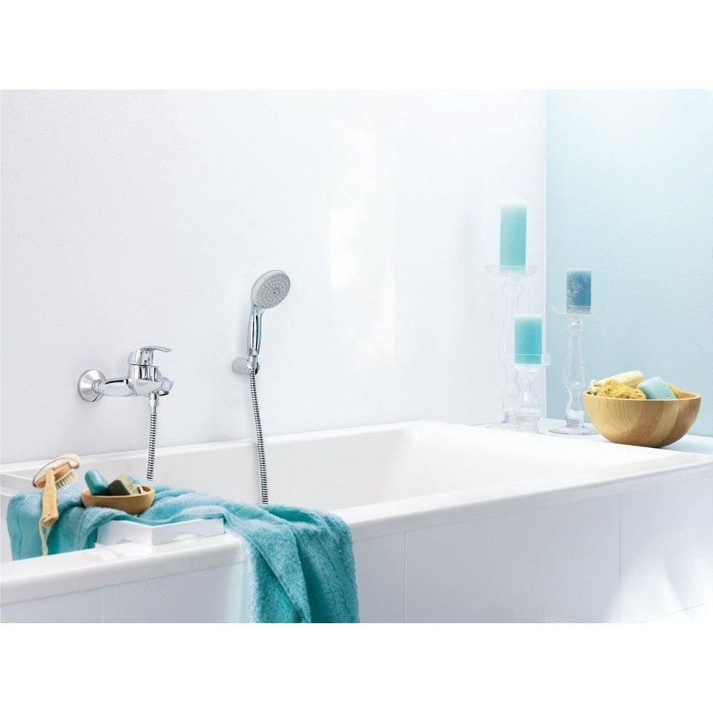 Armature 3330220A Grohe Eurosmart New stenska armatura za kad s tuš ročko | KOPALNICA-ONLINE.SI