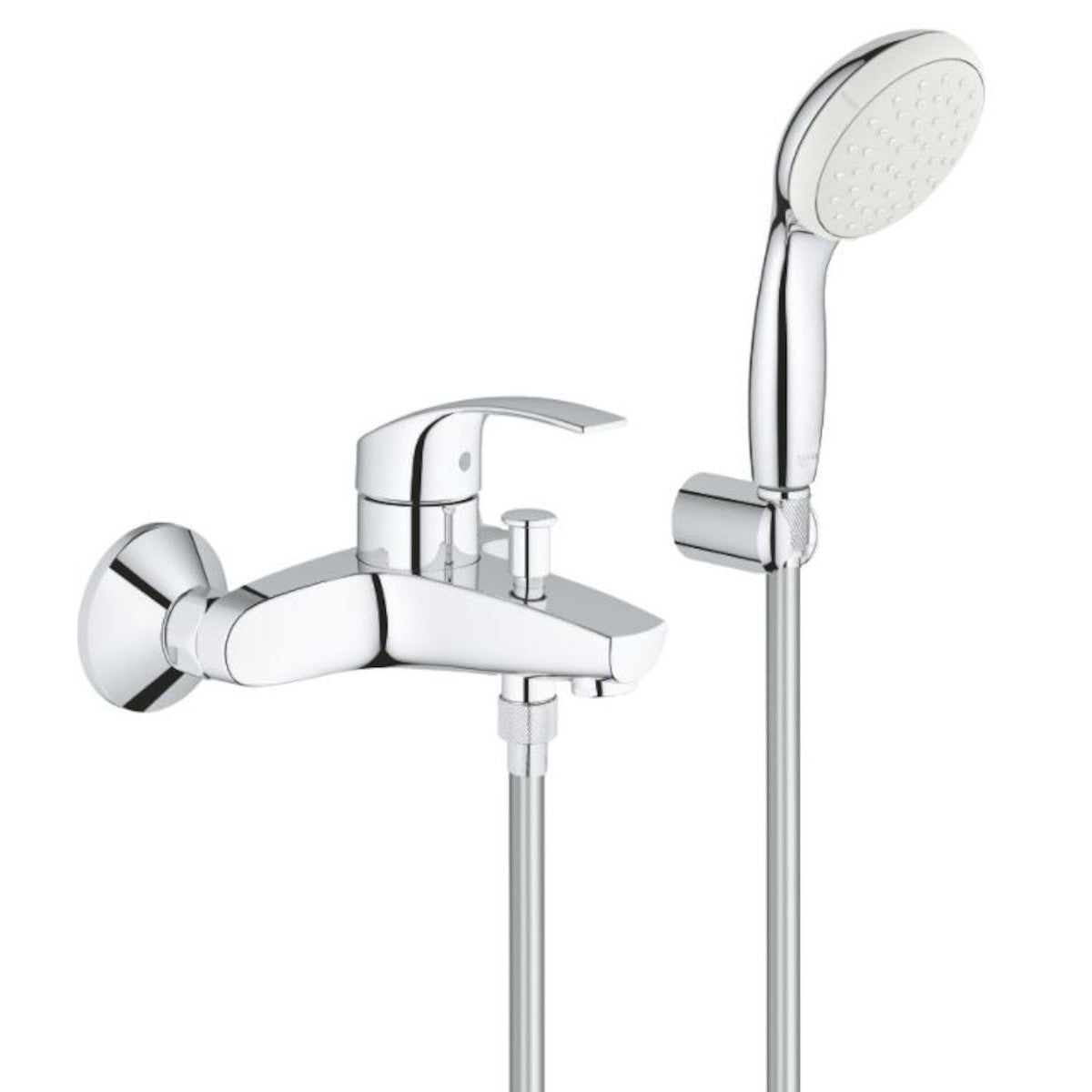Armature 3330220A Grohe Eurosmart New stenska armatura za kad s tuš ročko | KOPALNICA-ONLINE.SI