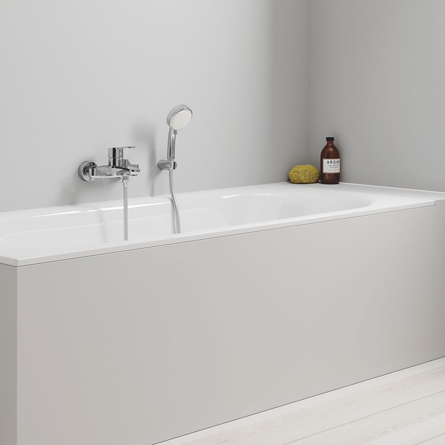 Armature 3359220A Grohe Eurostyle Cosmopolitan stenska armatura za kad s tuš ročko | KOPALNICA-ONLINE.SI