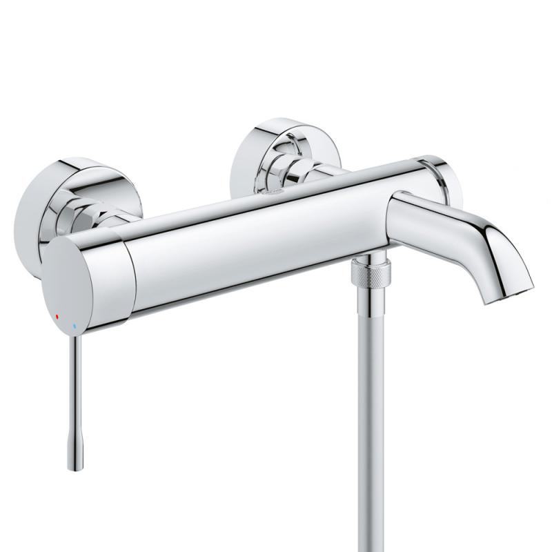 Armature 33628001 Grohe Essence New stenska armatura za kad s tuš ročko | KOPALNICA-ONLINE.SI