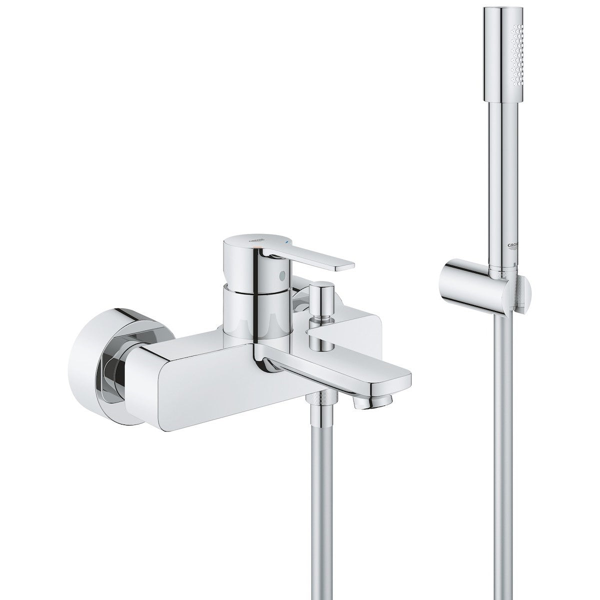 Armature 33850001 Grohe Lineare stenska armatura za kad s tuš ročko | KOPALNICA-ONLINE.SI