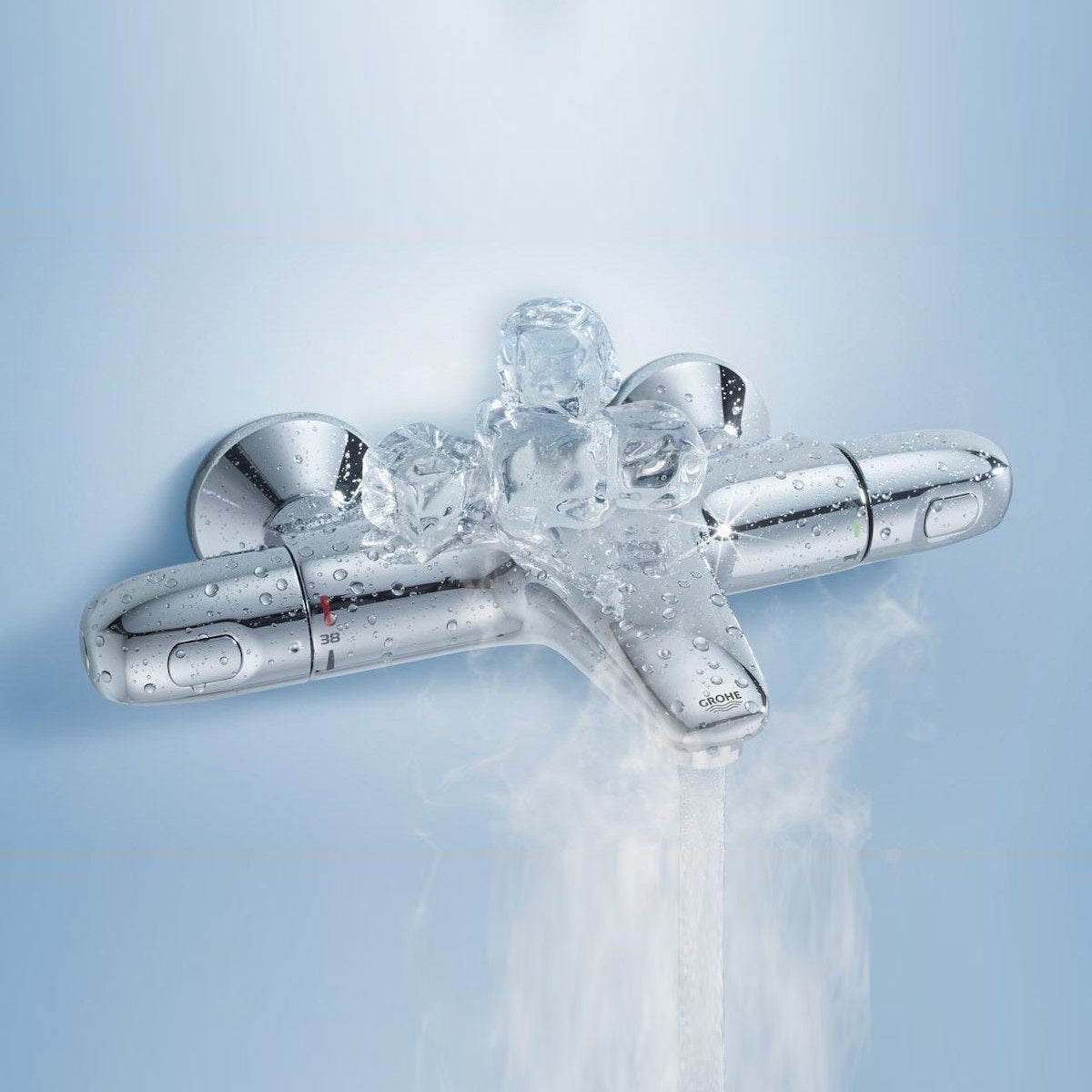 Armature 34155003 Grohe Grohtherm 1000 New stenska termostatska armatura za kad | KOPALNICA-ONLINE.SI