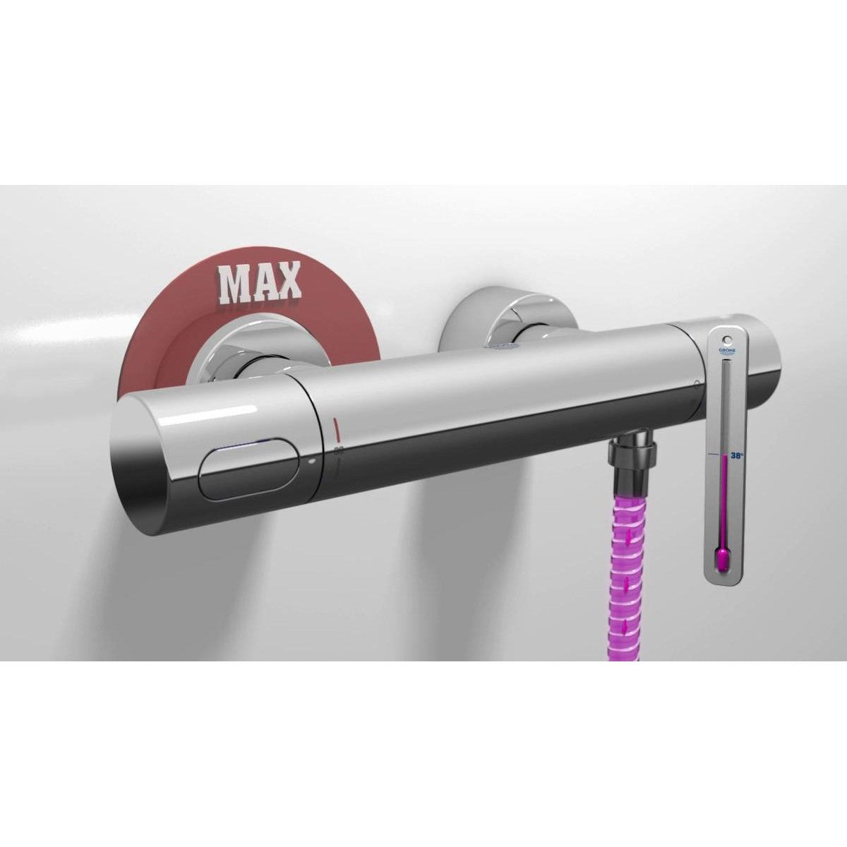 Armature 34174001 Grohe Grohtherm 2000 stenska termostatska armatura za kad | KOPALNICA-ONLINE.SI