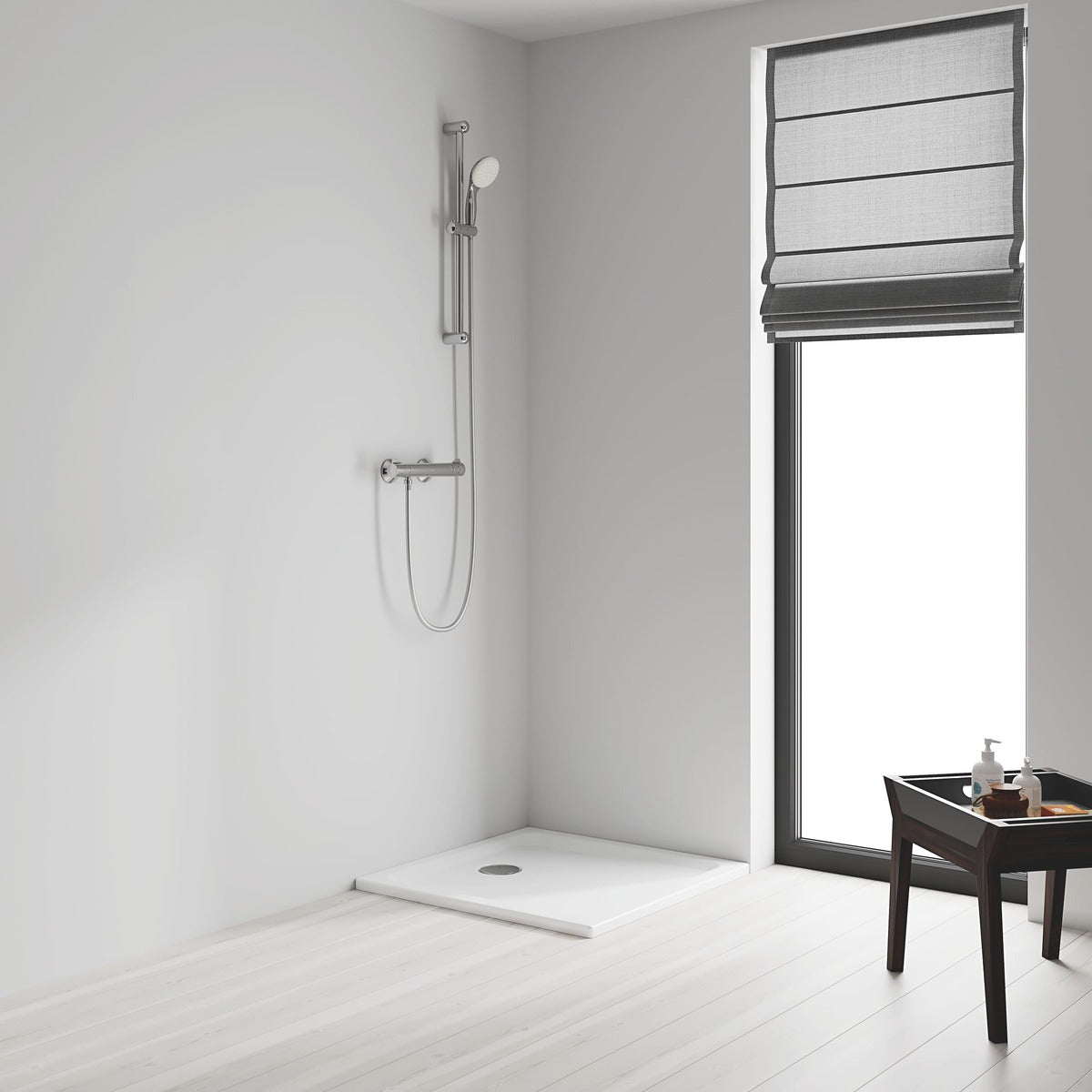 Tuš sistemi 34565001 GROHE Grohtherm 800 stenska termostatska armatura s tuš setom | KOPALNICA-ONLINE.SI