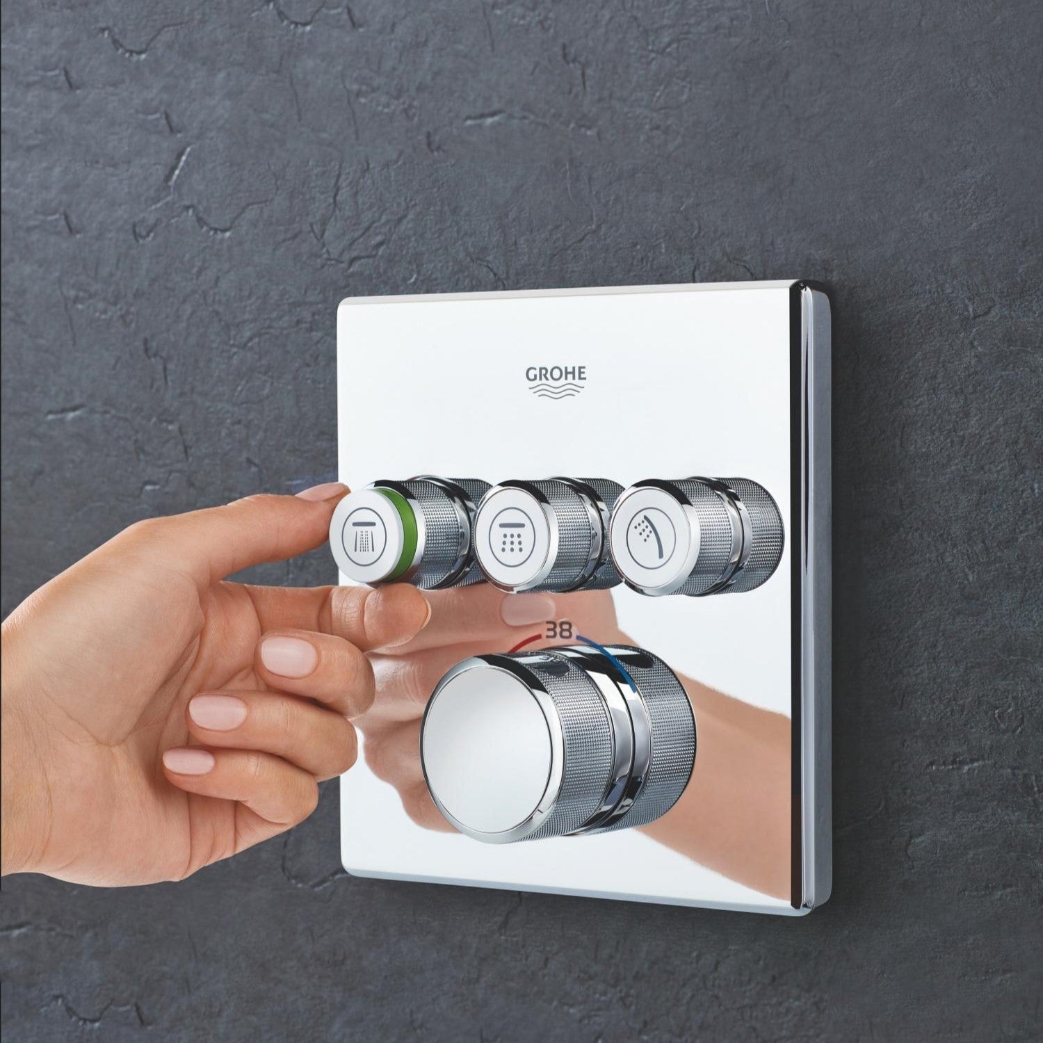 Armature 34706000 Grohe Grohtherm SmartControl termostatski podometni komplet za tuš | KOPALNICA-ONLINE.SI