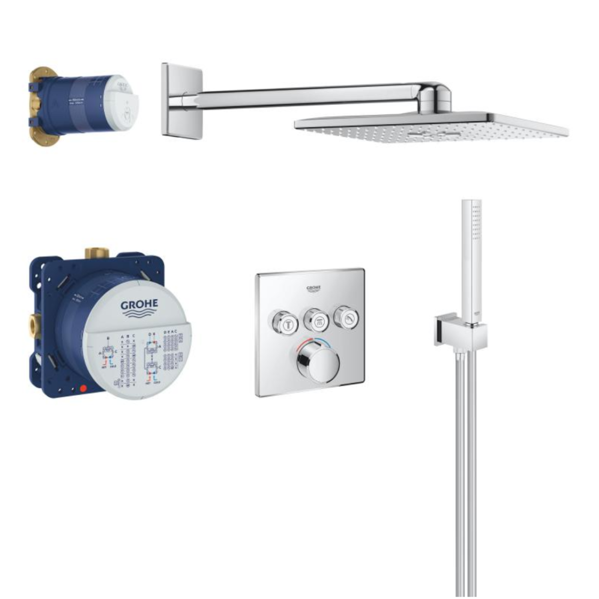 Armature 34712000 Grohe SmartControl podometni komplet za tuš | KOPALNICA-ONLINE.SI