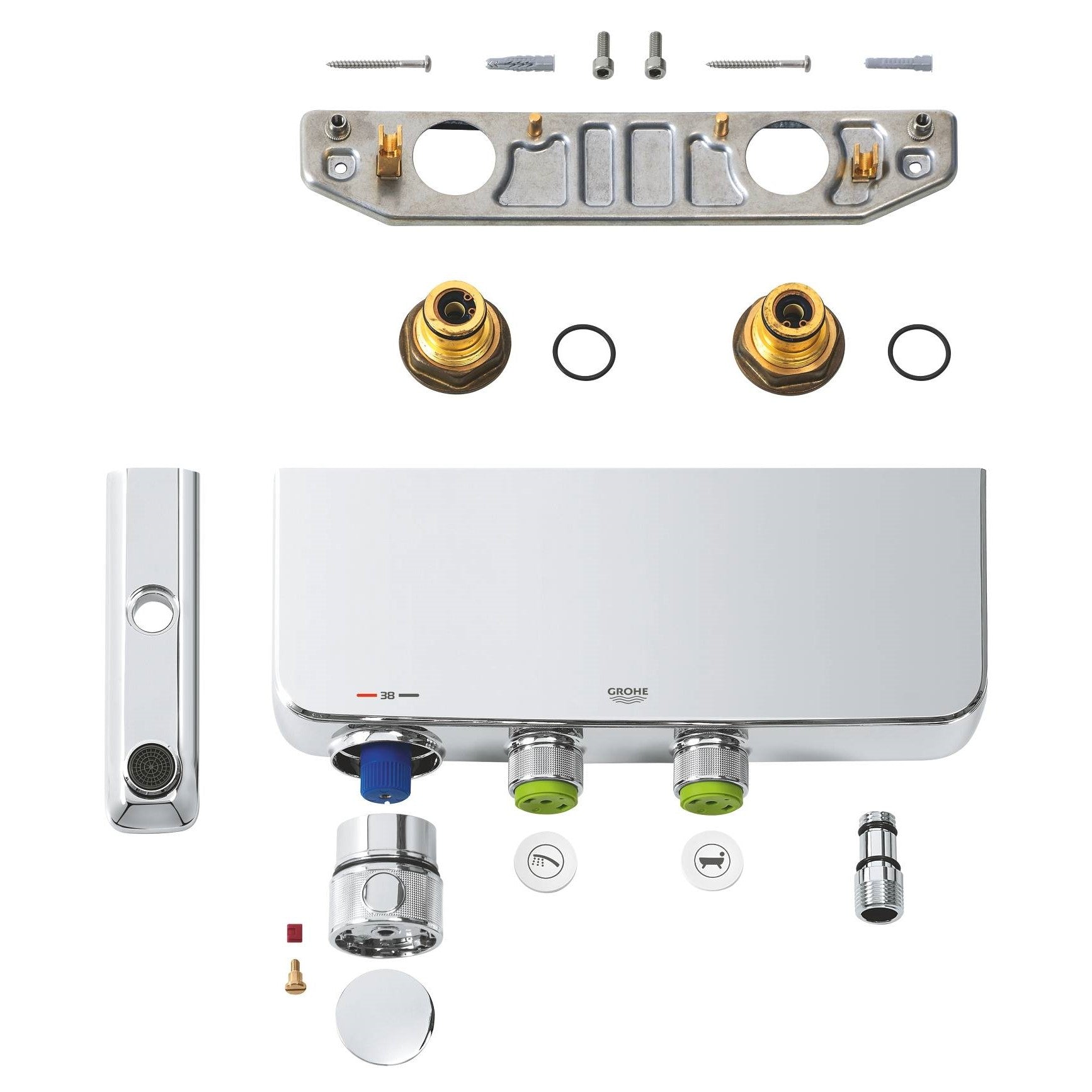 Armature 34718000 Grohe Grohtherm SmartControl termostatska armatura za kad | KOPALNICA-ONLINE.SI