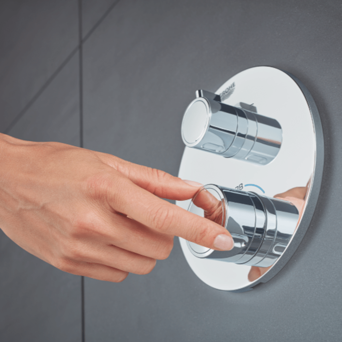 Armature 34735000 Grohe Grohtherm termostatski podometni komplet za tuš | KOPALNICA-ONLINE.SI
