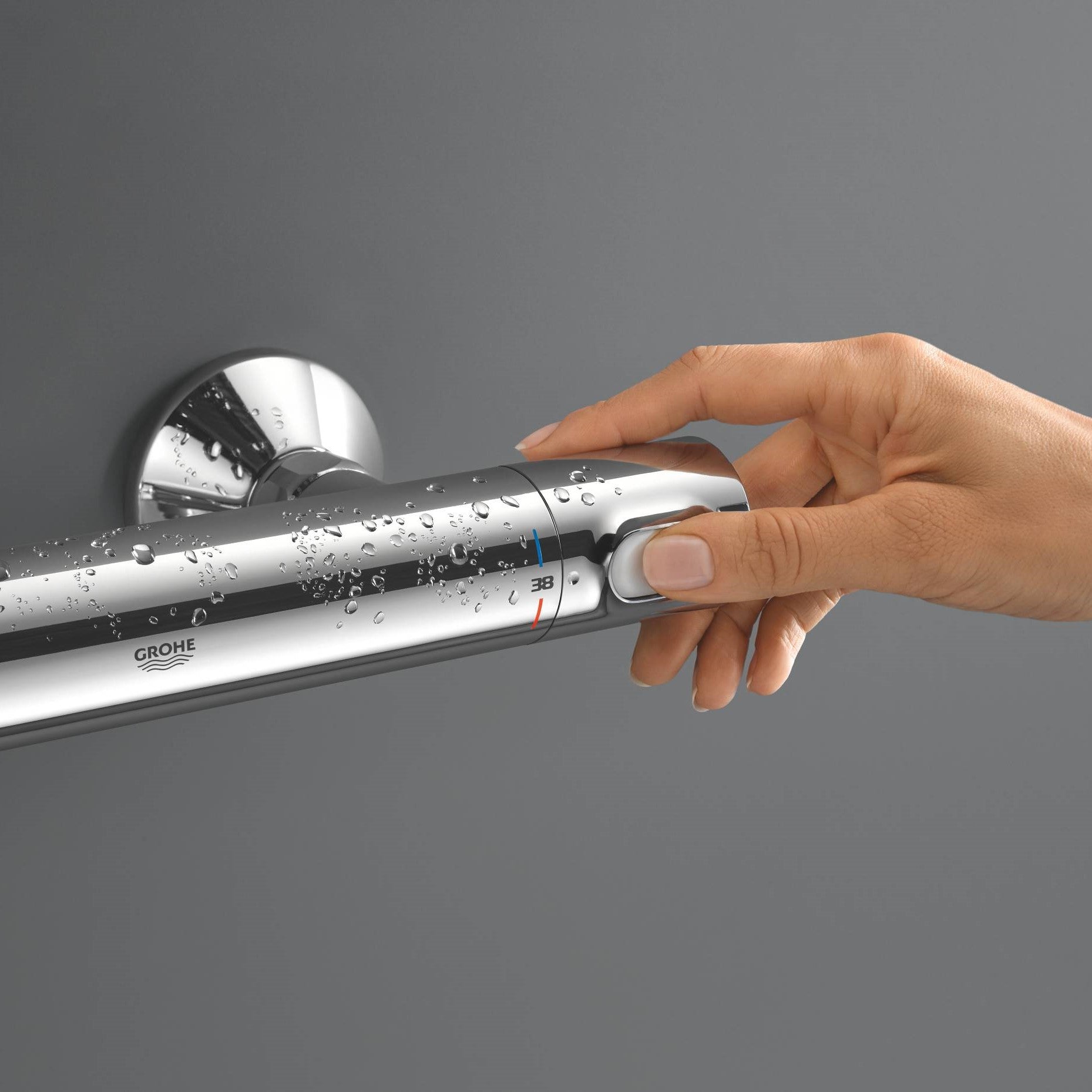 Armature 34840000 Grohe Precision Flow stenska termostatska armatura za tuš | KOPALNICA-ONLINE.SI