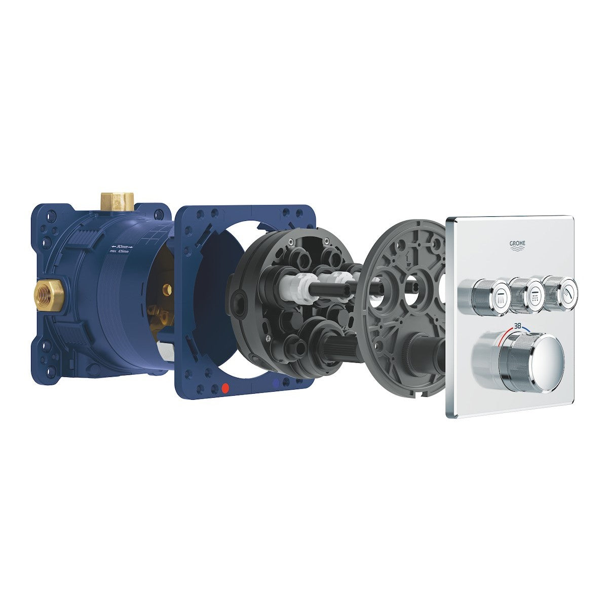 Podometni del 35600000 Grohe Rapido SmartBox univerzalni podometni del (brez armature) | KOPALNICA-ONLINE.SI