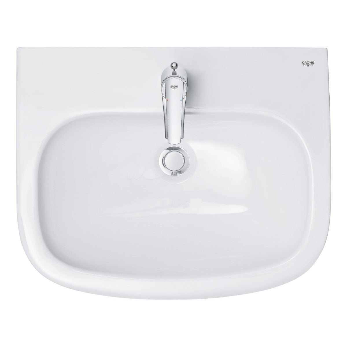 Umivalniki 39336000 Grohe Euro Ceramic 55 x 45 cm stenski keramični umivalnik z odprtino za armaturo | KOPALNICA-ONLINE.SI