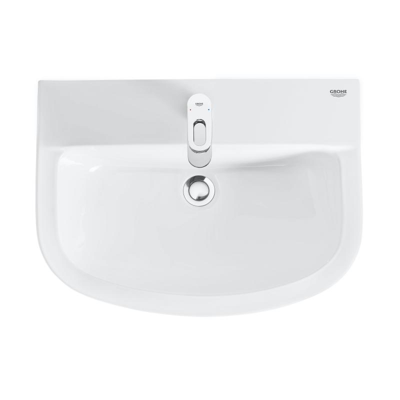 Umivalniki 39421000 Grohe Bau Ceramic 60,9 x 44,2 cm stenski keramični umivalnik z odprtino za armaturo | KOPALNICA-ONLINE.SI