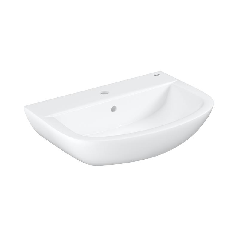 Umivalniki 39421000 Grohe Bau Ceramic 60,9 x 44,2 cm stenski keramični umivalnik z odprtino za armaturo | KOPALNICA-ONLINE.SI