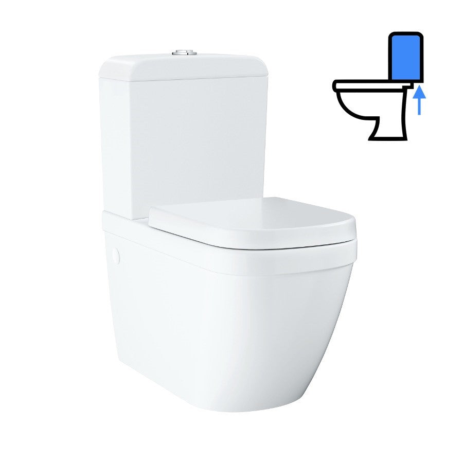 WC školjke 39462000 Grohe Euro Ceramic talna brezrobna WC školjka monoblok z WC desko s počasnim zapiranjem | KOPALNICA-ONLINE.SI