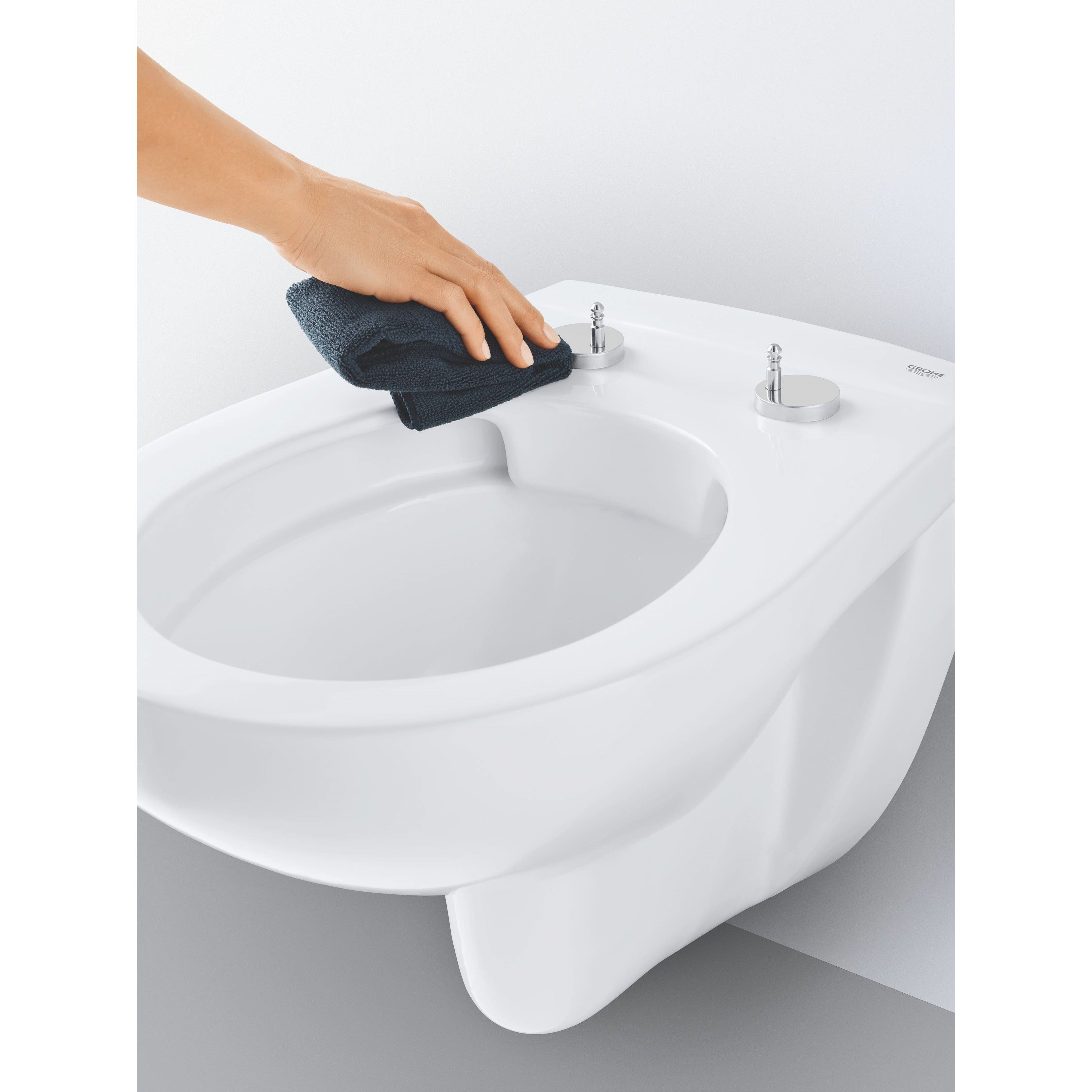 — 39493000 Grohe BAU CERAMIC WC deska s počasnim zapiranjem "Soft Close" & "Quick Release" | KOPALNICA-ONLINE.SI
