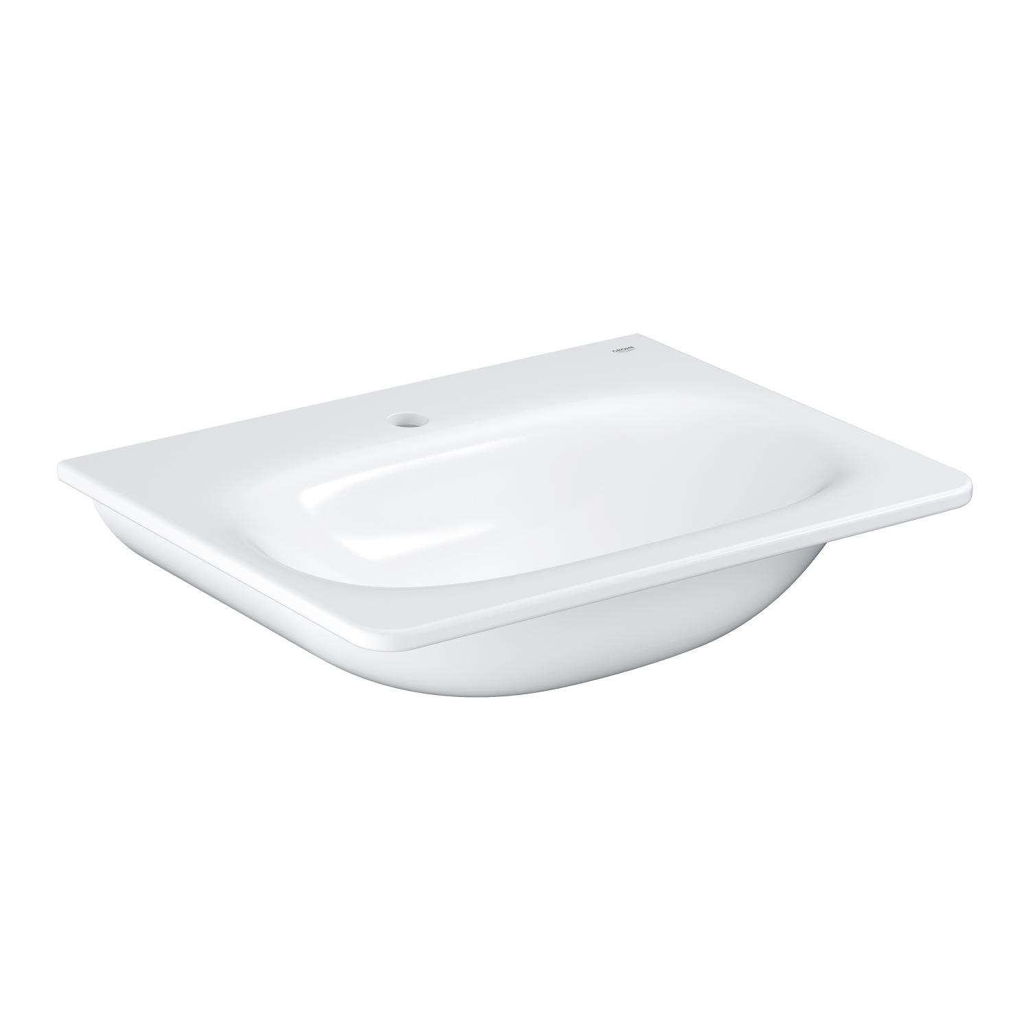 Umivalniki 3956500H Grohe Essence 60 x 48,5 cm pravokotni stenski keramični umivalnik z odprtino za armaturo | KOPALNICA-ONLINE.SI