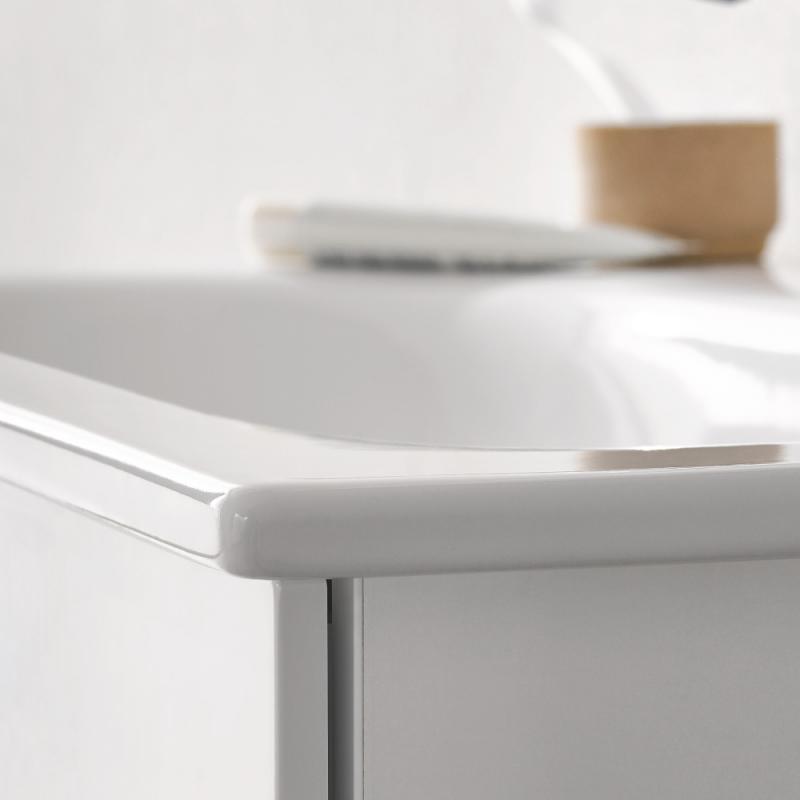 Umivalniki 3956700H Grohe Essence 80 x 46 cm pravokotni stenski keramični umivalnik z odprtino za armaturo | KOPALNICA-ONLINE.SI