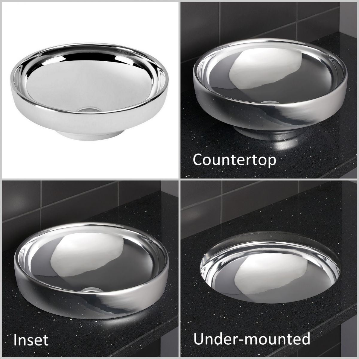 Umivalniki 4334-073-0016 Vitra Water Jewels 40 x 40 cm okrogli nadpultni keramični umivalnik baker | KOPALNICA-ONLINE.SI