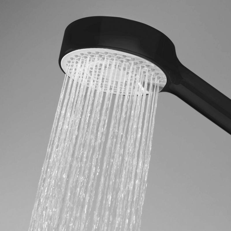 Tuš sistemi 4468013333 Hansa Basicjet tuš set brez armature črni | KOPALNICA-ONLINE.SI