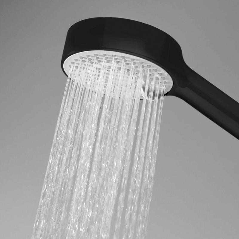 Tuš sistemi 4468013333 Hansa Basicjet tuš set brez armature črni | KOPALNICA-ONLINE.SI