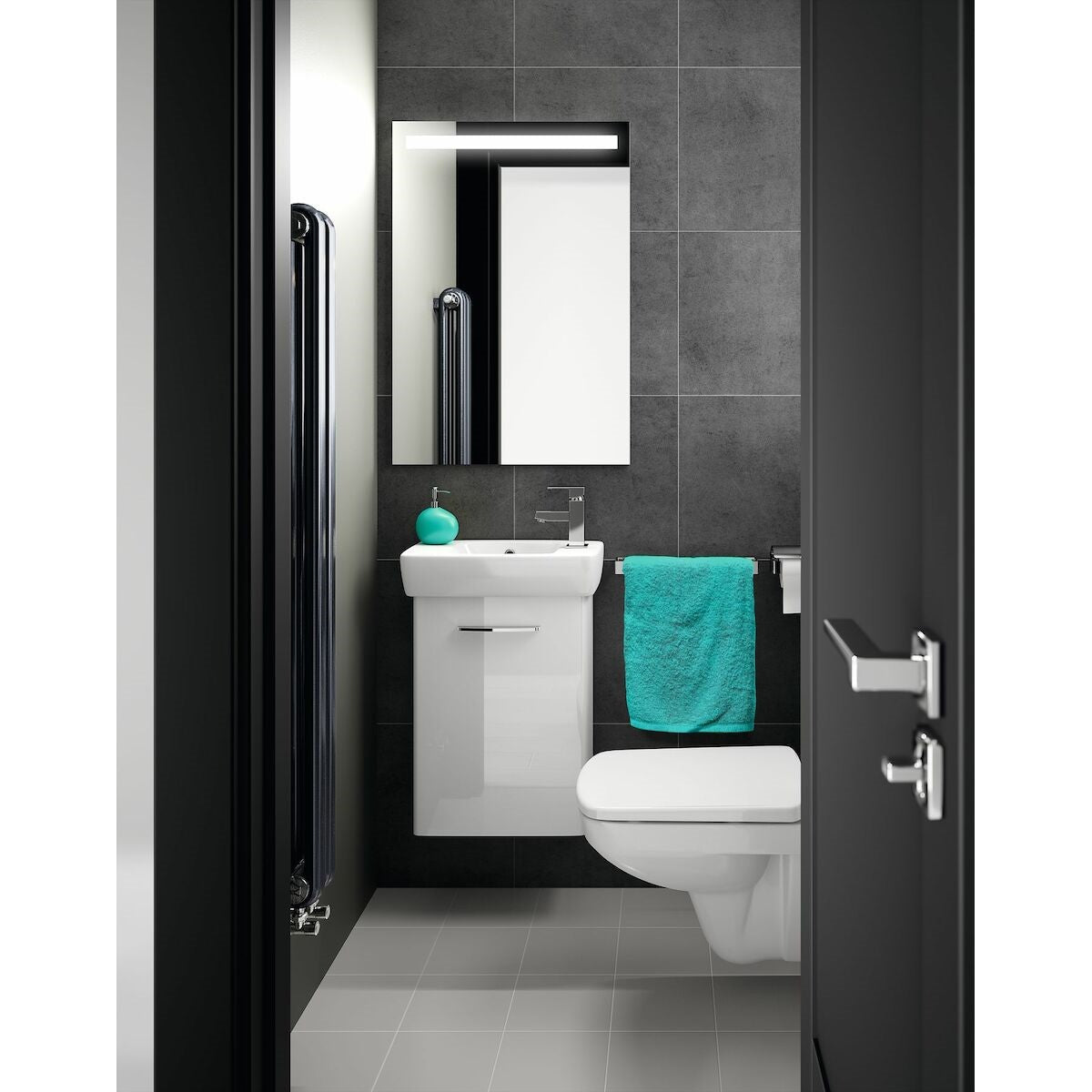 WC školjke 500.275.01.1 Geberit Selnova Square viseča brezrobna WC školjka | KOPALNICA-ONLINE.SI